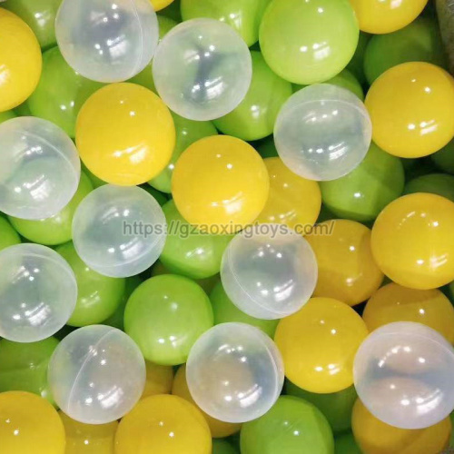 Yellow/Green/Transparent Marine Ball