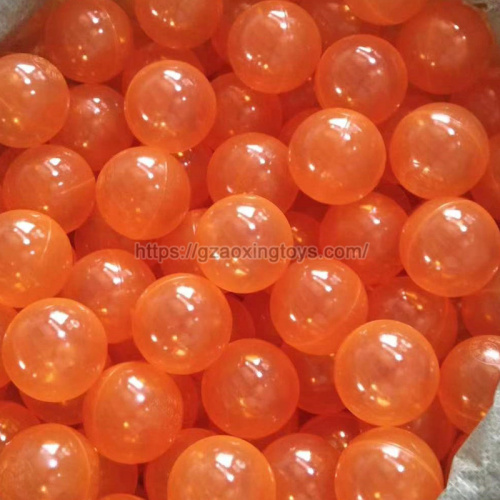 Transparent Orange Marine Ball