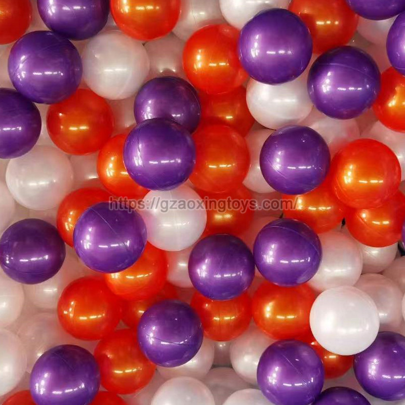 Pearl Purple/White/Orange Marine Ball