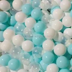 Transparent/White/Macaroon Blue Marine Ball