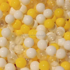 Transparent/White/Yellow Marine Ball