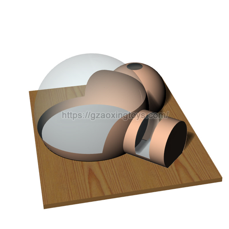Beige Inflatable Bubble Tent
