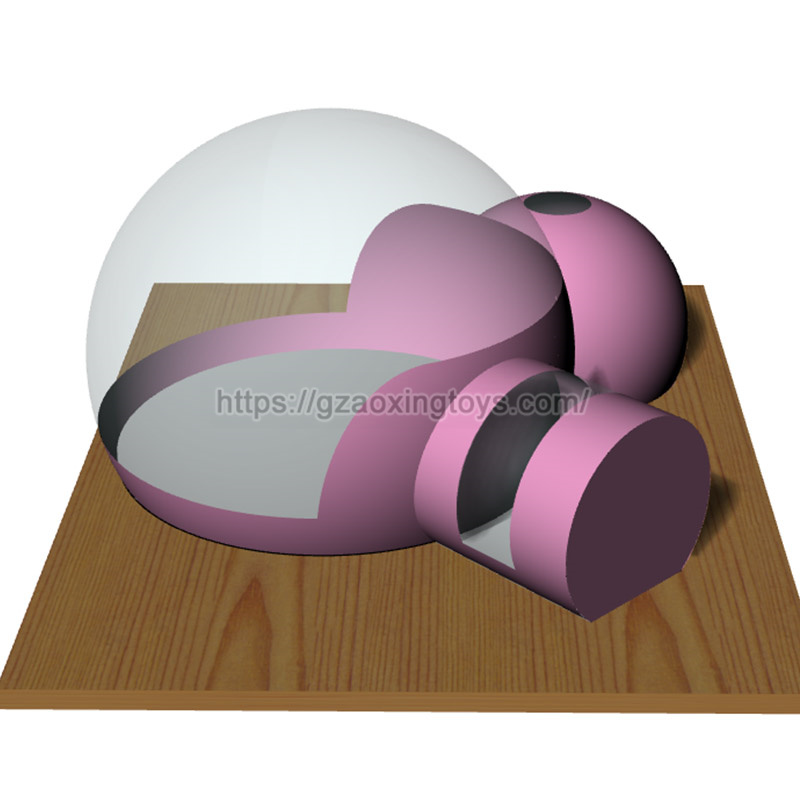 Pink Inflatable Bubble Tent