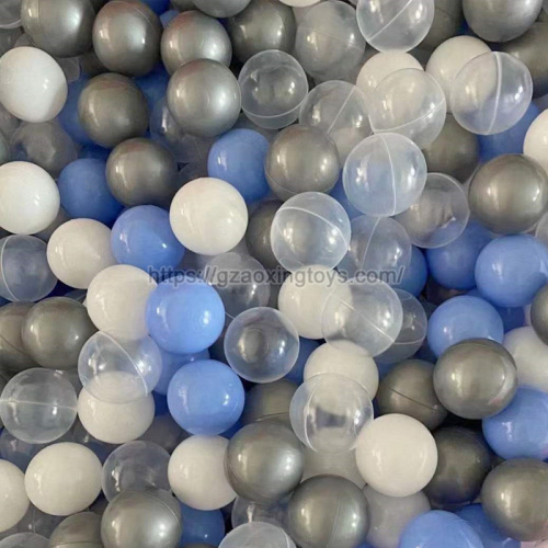 Blue/White/Silver/Transparent Marine Ball