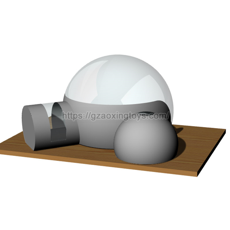 Grey Inflatable Bubble Tent
