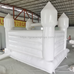White Inflatable Bounce House With Ball Pit