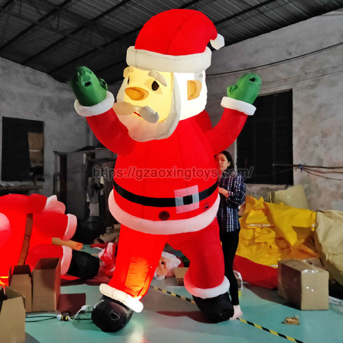 Christmas Inflatable Wall climbing Santa Claus