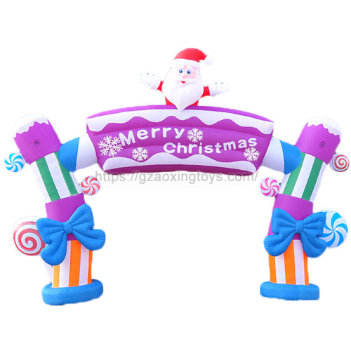 Christmas Inflatable Santa Claus Arch