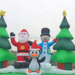 Christmas Inflatable Santa Claus Snowman