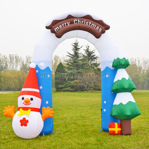 Christmas Inflatable Snowman Arch