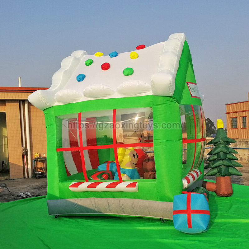 Christmas Inflatable Santa Claus House