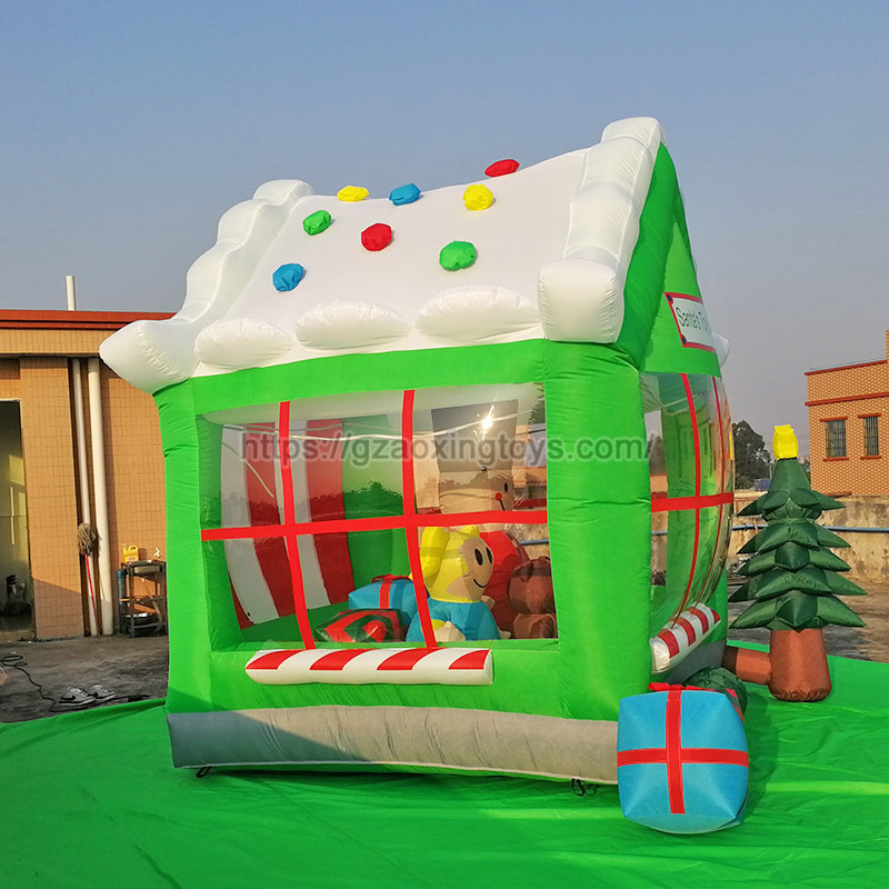 Christmas Inflatable Santa Claus House