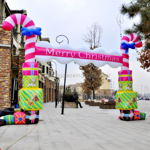 Christmas Inflatable Santa Claus Arch