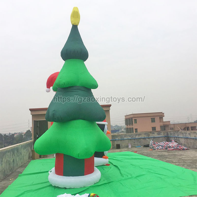 Christmas Inflatable Santa Claus Snowman