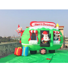 Christmas Inflatable Santa Claus Car