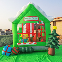 Christmas Inflatable Santa Claus House
