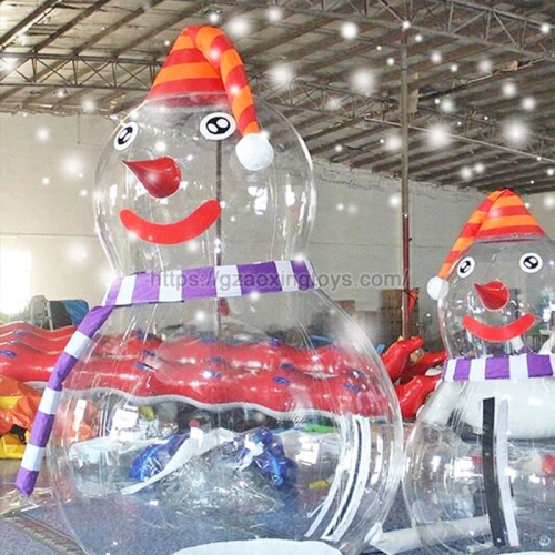 Christmas Inflatable Transparent Snowman