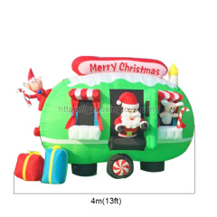 Christmas Inflatable Santa Claus Car