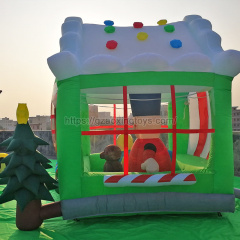 Christmas Inflatable Santa Claus House