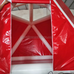 Red Inflatable Transparent Tent