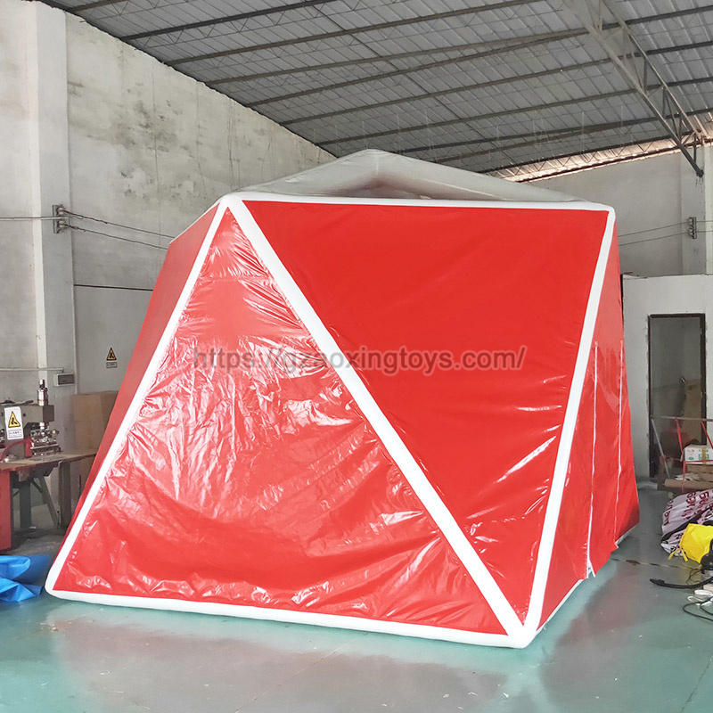 Red Inflatable Transparent Tent