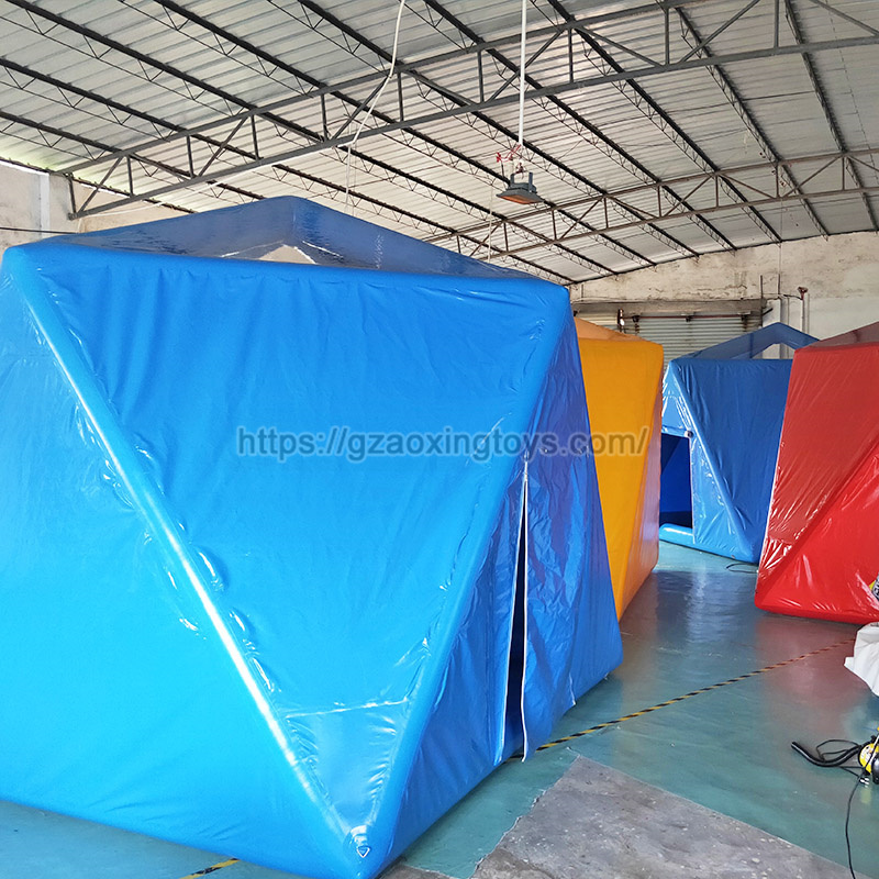 Sky Blue Inflatable Transparent Tent