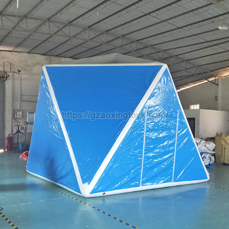 Sky Blue Inflatable Transparent Tent