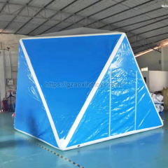 Sky Blue Inflatable Transparent Tent