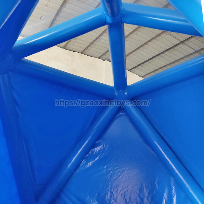 Sky Blue Inflatable Transparent Tent