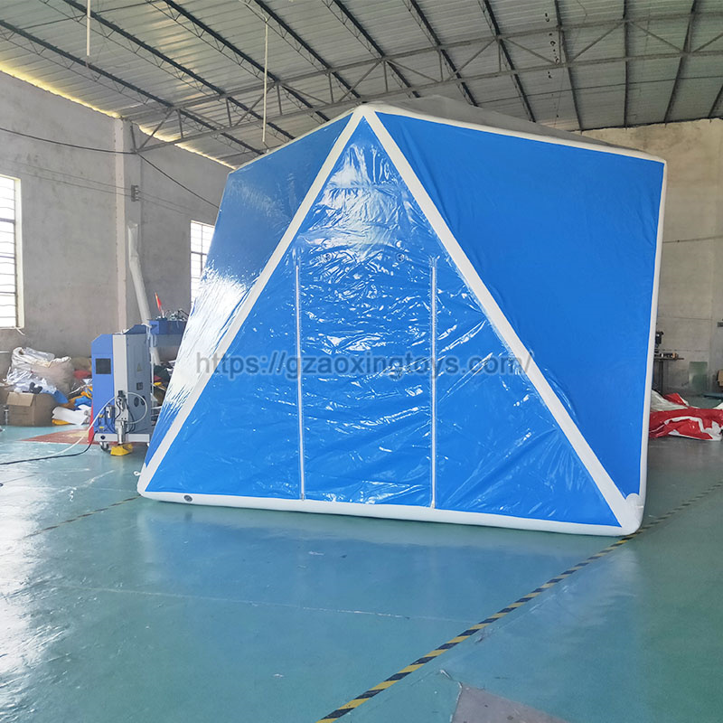 Sky Blue Inflatable Transparent Tent