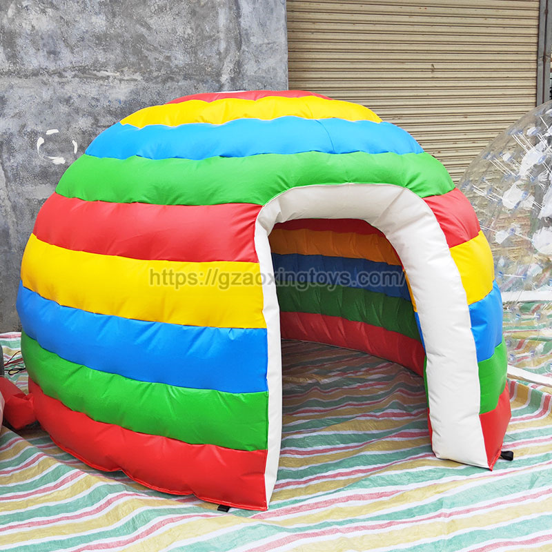 Inflatable Rainbow Dome IglooTent