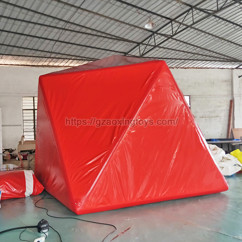 Red Inflatable Transparent Tent