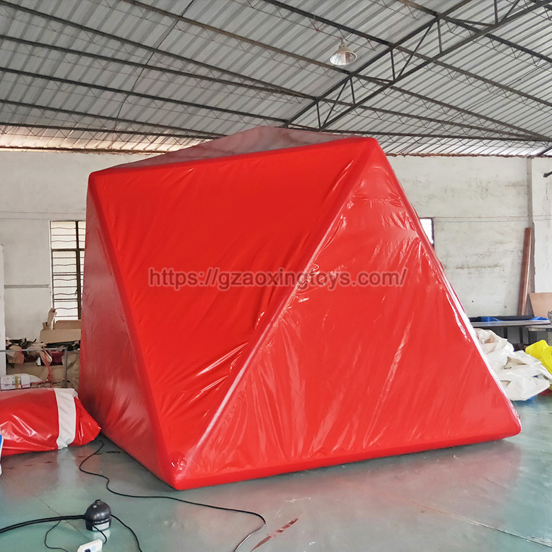 Red Inflatable Transparent Tent