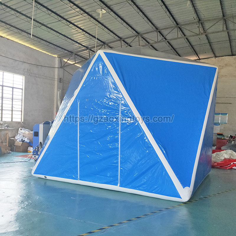 Sky Blue Inflatable Transparent Tent