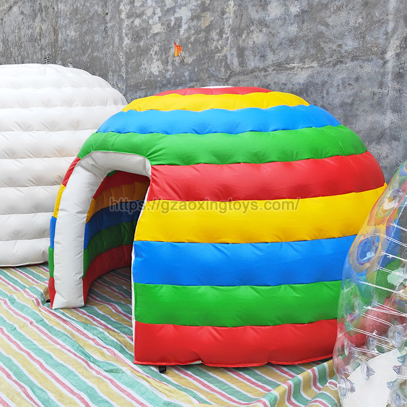 Inflatable Rainbow Dome IglooTent