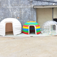 Inflatable White Dome IglooTent