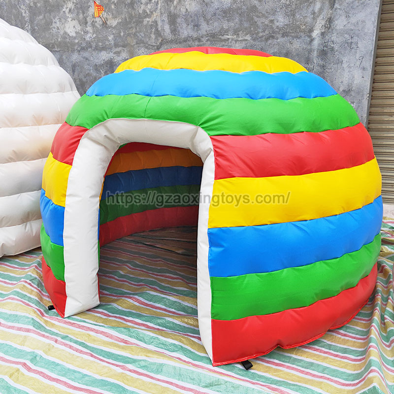 Inflatable Rainbow Dome IglooTent