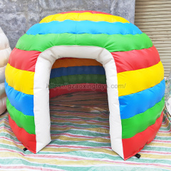Inflatable Rainbow Dome IglooTent