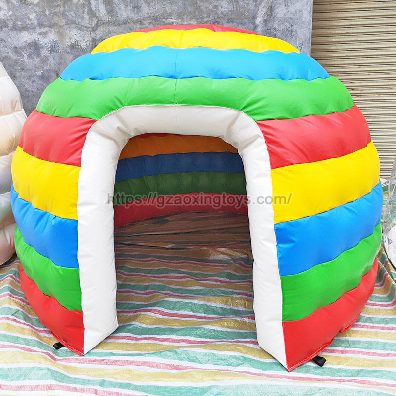 Inflatable Rainbow Dome IglooTent