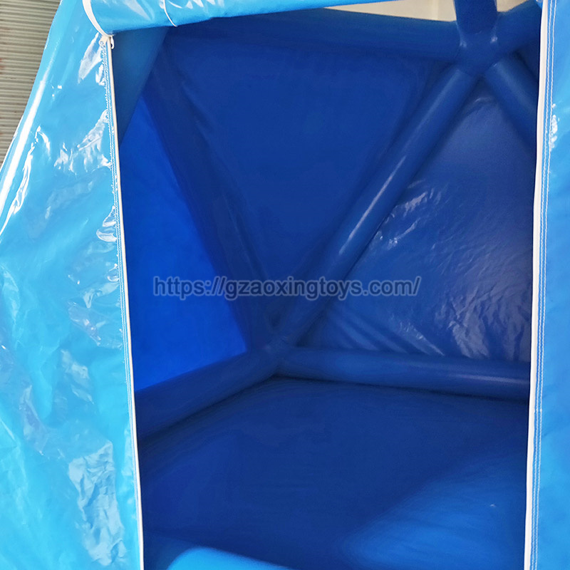 Sky Blue Inflatable Transparent Tent