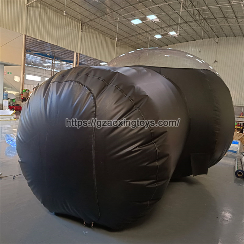 Black Inflatable Bubble Tent