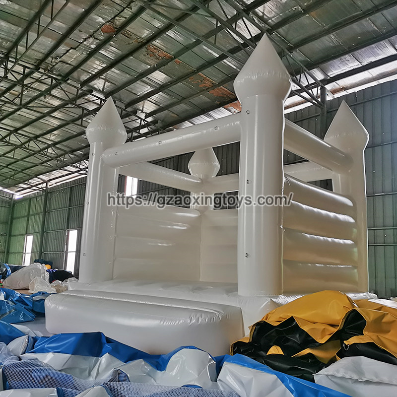 White Inflatable Bounce House For Wedding Birthday Party Events For