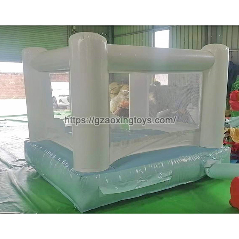 White Inflatable Bounce House For Wedding Birthday Party Events For