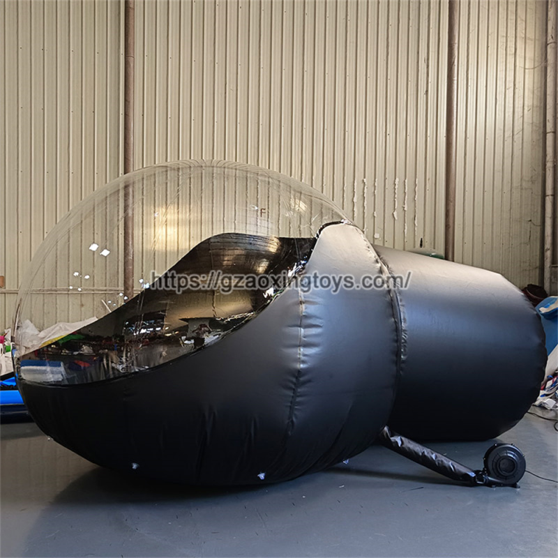 Black Inflatable Bubble Tent