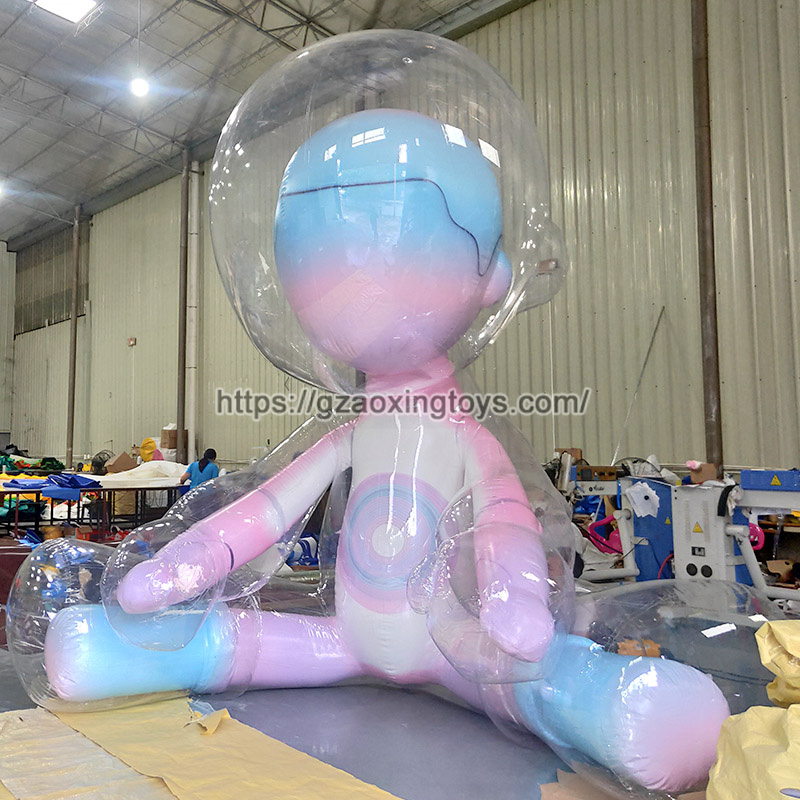 Inflatable Meditator For Art Show