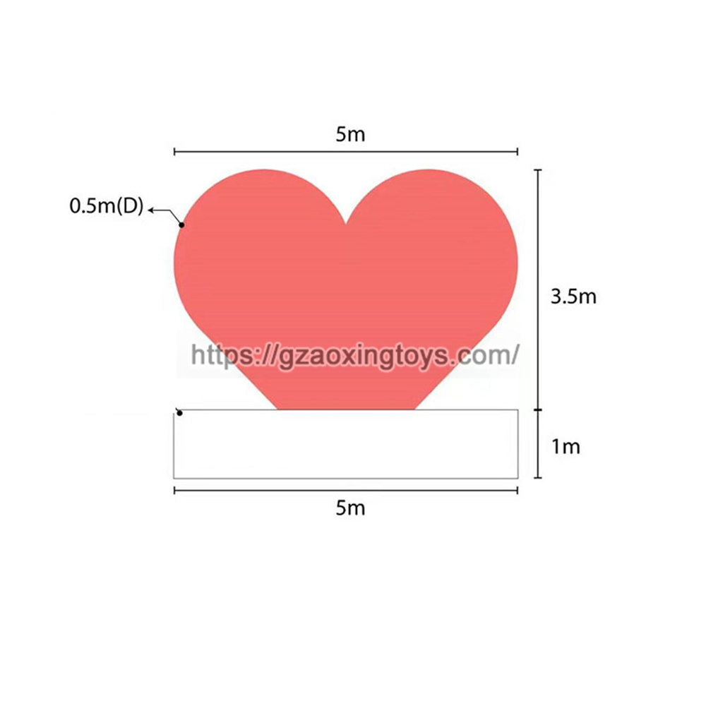 Inflatable LOVE With LED Light