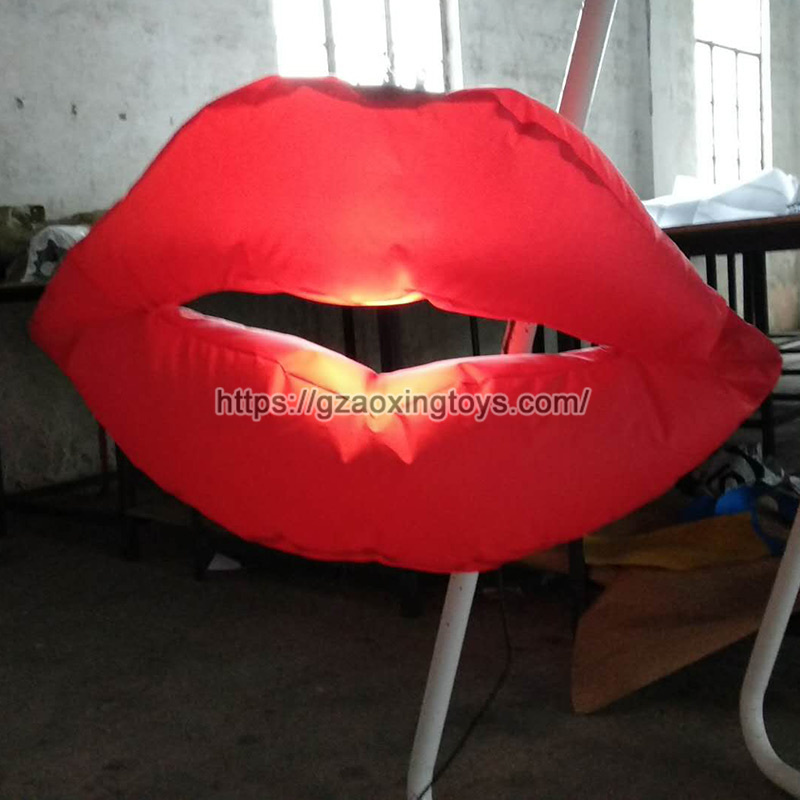 Inflatable Mouth With LED Light
