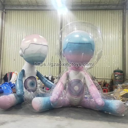 Inflatable Meditator For Art Show