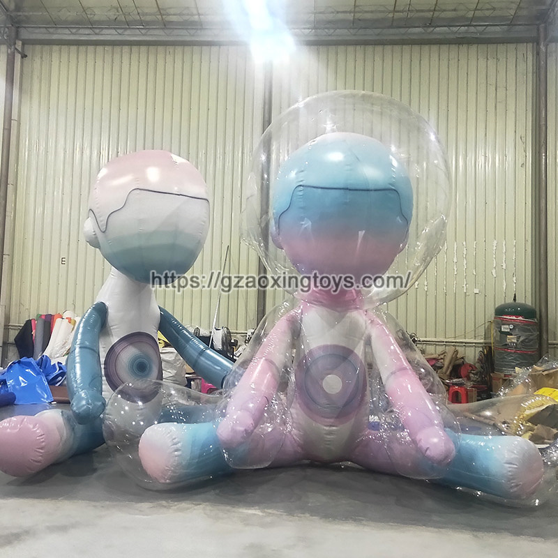 Inflatable Meditator For Art Show