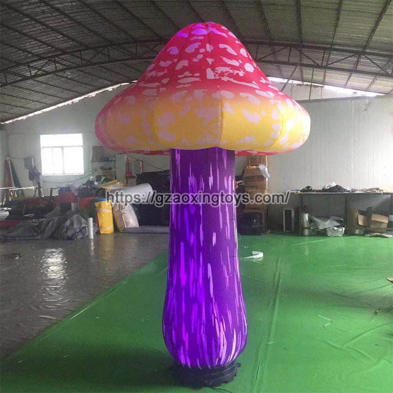 Inflatable Mushroom With LED Light